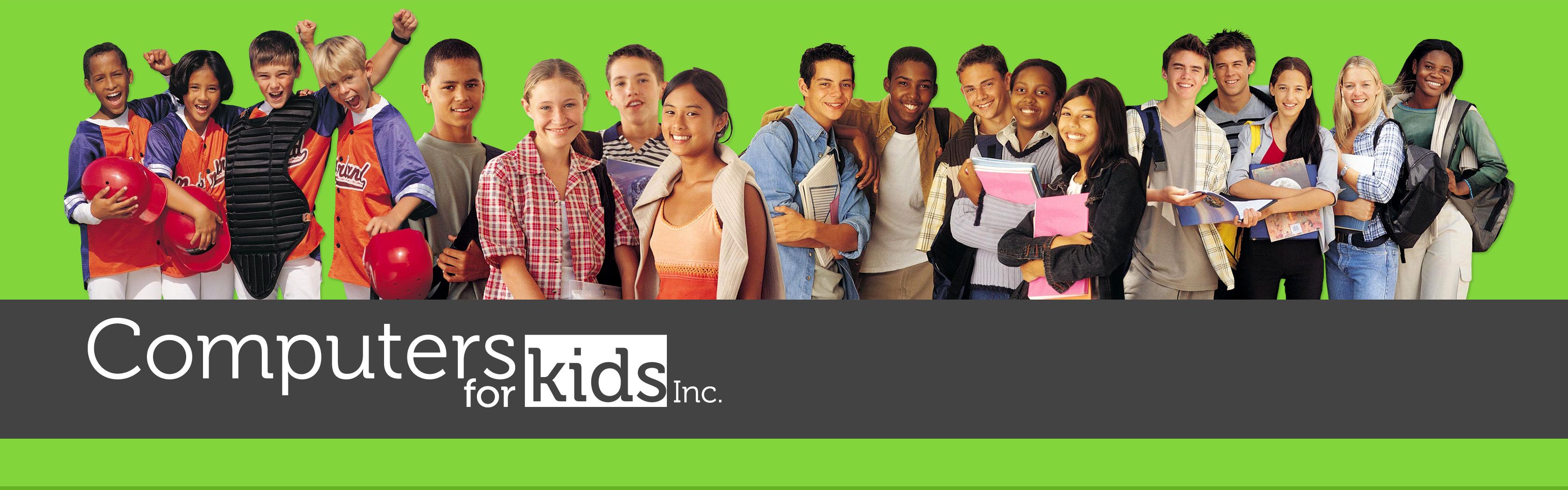 Computers for Kids students using technology